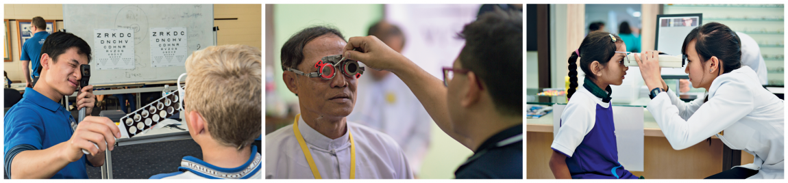 Essilor Vision Foundation test de la vue dépistage pays défavorisés mission